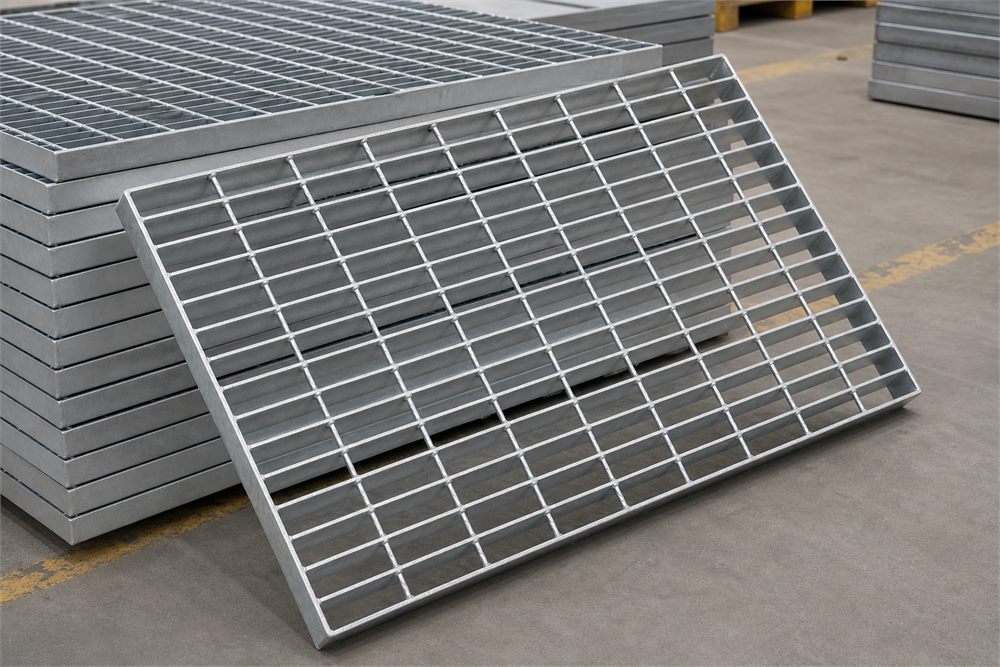 Galvanized steel grating platform panel
